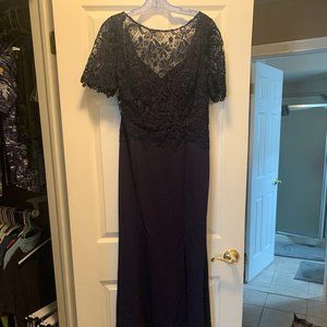 Bridesmaid Dress... Navy Blue Lace
